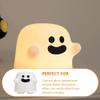 Cabilock Halloween Ghost Night Light USB Rechargeable Dimmable Bedside Lamp for Bedroom Decor Cute Ambient Lighting and Fun Present for Kids and Adults view 3