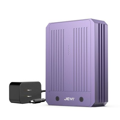 JEYI Quad 2280 Nvme Enclosure, 4-Bay Enclosure, USB4 40Gbps to 4 M.2 SSD Enclosure, 40Gbps Transmission Speed SSD Enclosure Compatible with Thunderbolt 3 and 4