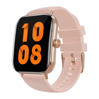 AIWR Peps 1S Smartwatch, Fitness Tracker with Heart Rate, SPO & Sleep Monitor, 1.96 AMOLED Touchscreen, Bluetooth Calls, 5ATM Swimming,Built-in GPS (Rose Gold)