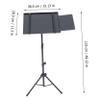 Abaodam Laptop Projector Stand Tripod Stand for Home Office Easy to Assemble Store view 2