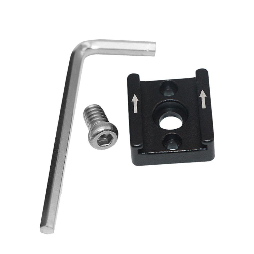 DIYEAH Cold Shoe Frame Mount Cold Shoe Mount Sturdy Aluminum Alloy Construction