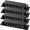 DirectNine Basics 4pcs Adhesive Cable Organizer Easy Install Cable Holder Wire Organizer for Desk Home view 1