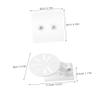 Adjustable Angle Camera Wall Mount No Drill Bracket Ceiling Wall Mount Ring Mini Projector Bracket view 2