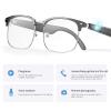 AI Translation Glasses, Language Translator Real Time Translation Smart Glasses Built in Mic and Speaker, Storage Bag, Bluetooth Glasses for Work Study Travel Daily Activities view 3