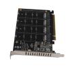 aqxreight A CardM.2 AdapterDual M.2 PCIE A Card 4 Port M.2 NVMe SSD to PCIE X16 M Key Hard Drive Converter Reader Expansion CardPH44 of Unlock Potential The The Card Expansion Capable (ph44) view 3
