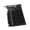 aqxreight A CardM.2 AdapterDual M.2 PCIE A Card 4 Port M.2 NVMe SSD to PCIE X16 M Key Hard Drive Converter Reader Expansion CardPH44 of Unlock Potential The The Card Expansion Capable (ph44) view 4