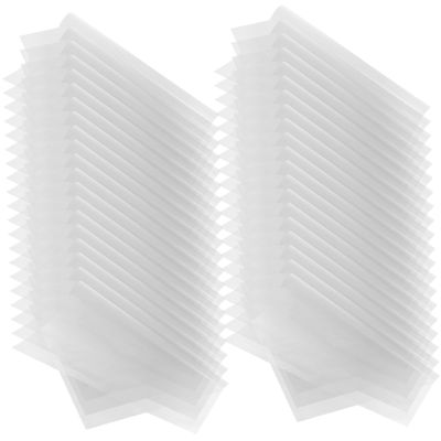 Lurrose 50pcs Vinyl Record Sleeves Self-Adhesive OPP Outer Covers for Scratch-Resistant Storage for Your