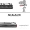Aluminum Rail Nodal Slide Clamp for Arca System Ball Heads Microphones view 4