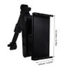 DIYEAH Adjustable Car Seat Headrest Tablet Holder Compatible Phones Tablets Easy Installation Non- Design Materials for Backseat Use view 2