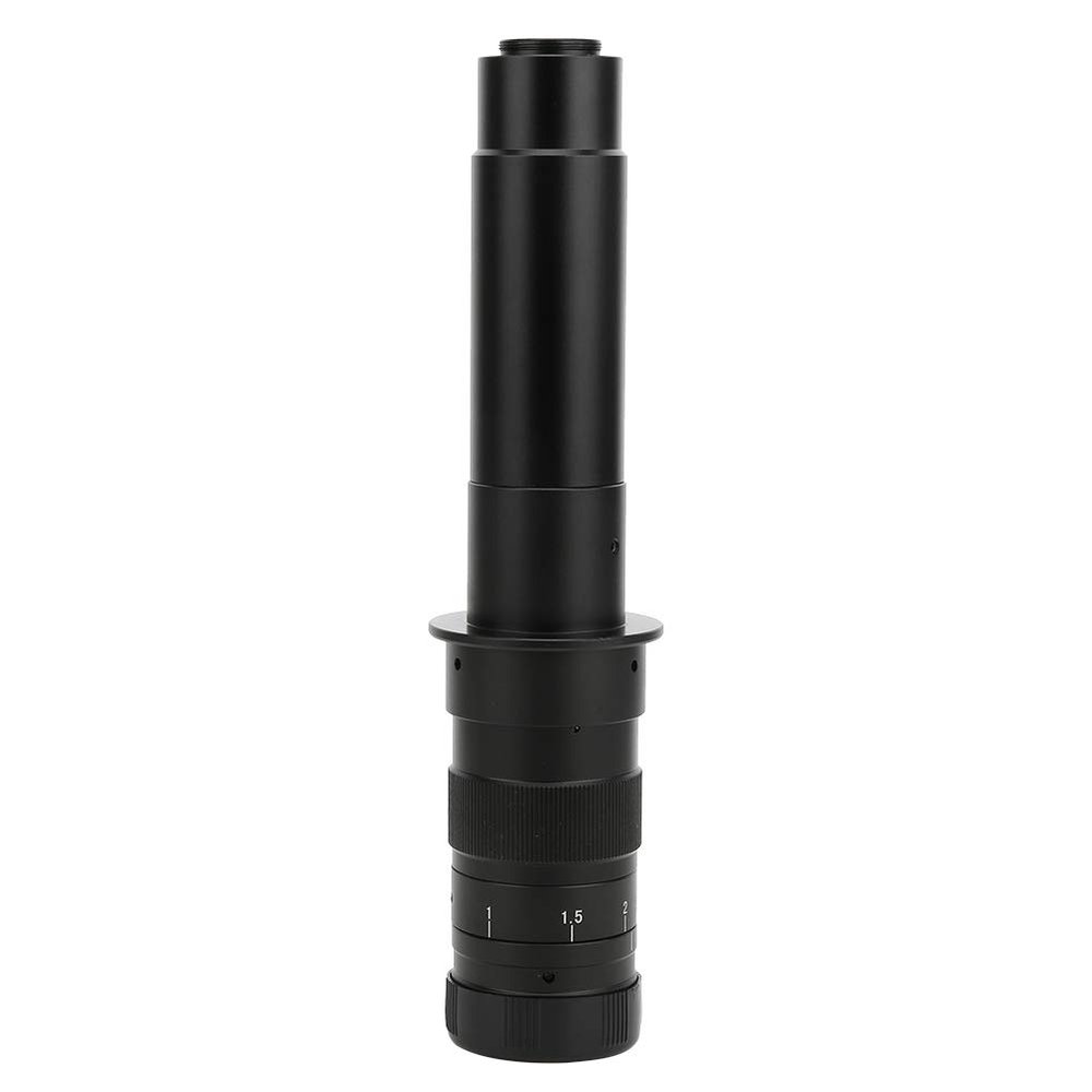 Industrial Microscope Camera Lens Adjustable 300X Zoom C Mount Magnifying Lens
