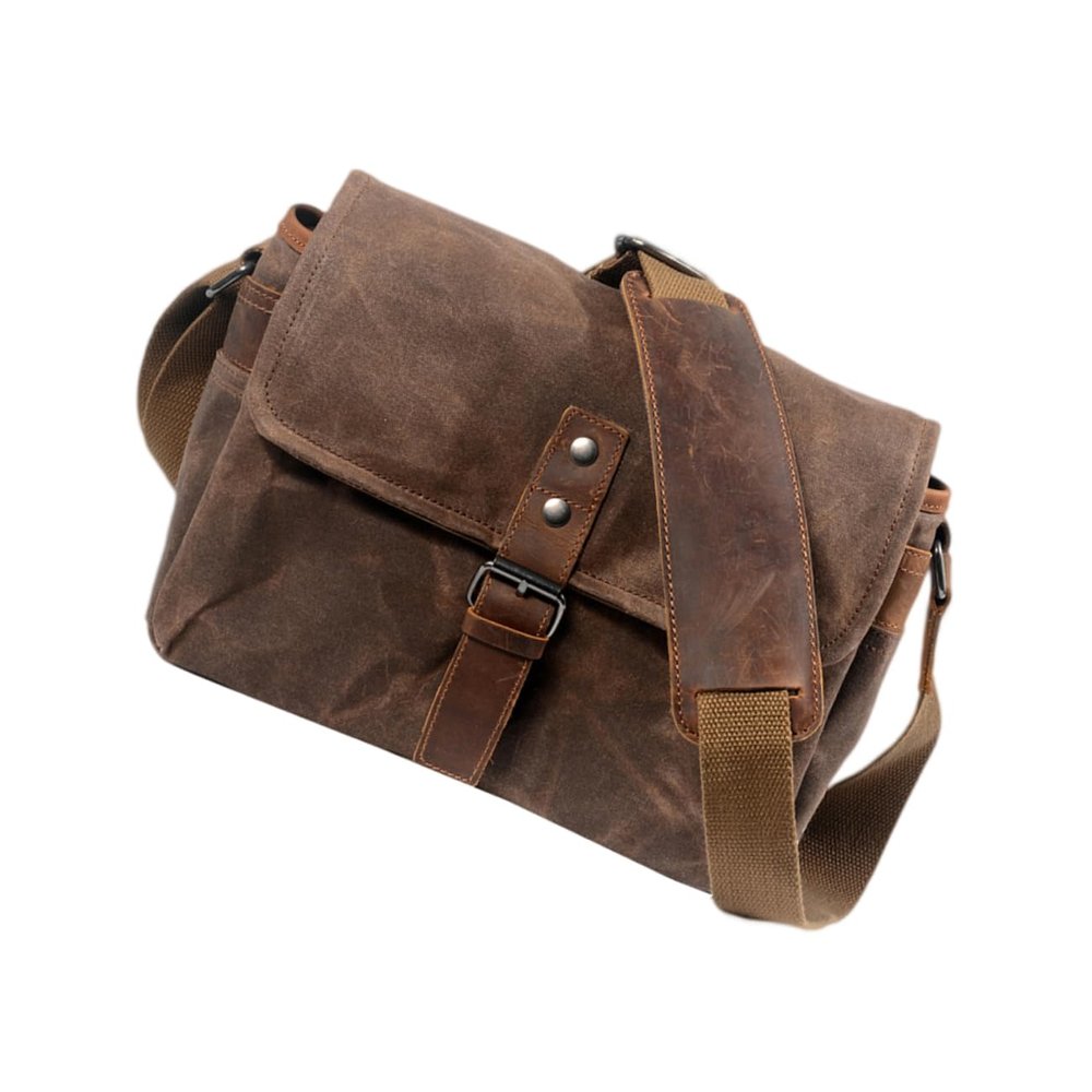 DIYEAH Large Camera Bag for Dslr Waterproof Canvas Professional Bag Tripod Slot Casual Use