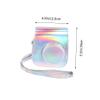 BRIGHTFUFU Instant Camera Pouch Colorful Pu Camera Protector Case for Mini Stylish Design Scratch Dirt Resistant for Travel Everyday Use view 2