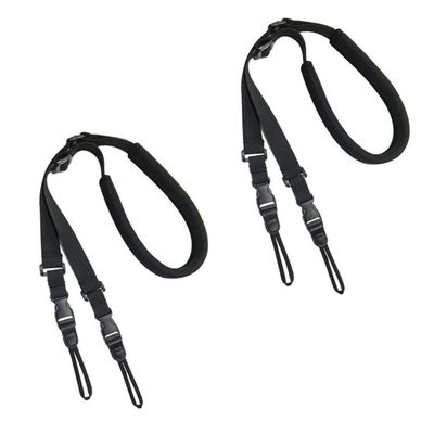 NUOBESTY 2pcs Adjustable Damping Camera Neck Strap for Design for Outdoor Use for Travel and Photography