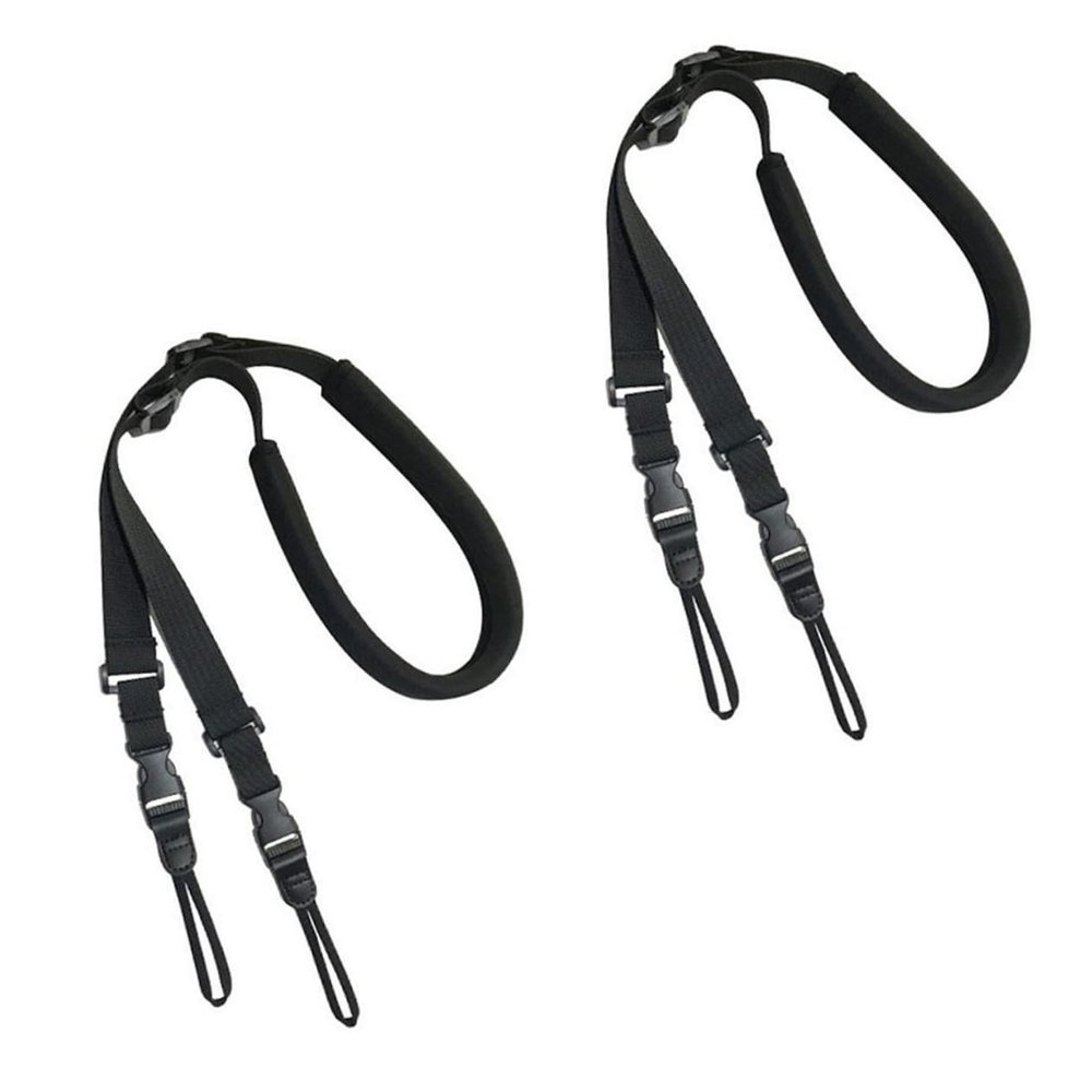 NUOBESTY 2pcs Adjustable Damping Camera Neck Strap for Design for Outdoor Use for Travel and Photography