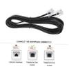 VILLCASE Landline Phone Cord 10pcs Rj11 Interface 4 Core Wire Perfect for Telephones Fax Machines Modems view 4