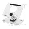 balacoo 360degree Desk Phone Stand Rotating Base Acrylic Holder for Smartphones Tablets Compact Folding view 2