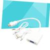 Angoily VGA to USB Power Adapter with Audio 1080P Video Converter for PC Laptop and Tablet for Setup view 3