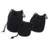 NUOBESTY 3pcs Camera Lens Bag Set Neoprene Lens Pouch Drawstring Protector Wrap for Dslr Camera Lenses view 1