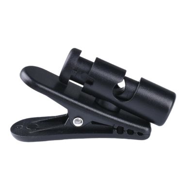 BAIMOQI Rotatable Earphone Wire Clip, Secure Cable Attachment to Clothing Black Headphone Cord Organiser 360 Degree Rotation