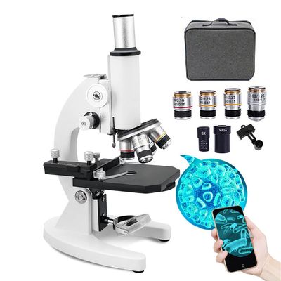 12000X/18000X/30000X Professional Biological Microscope, Monocular Optical Microscope Set for Students Adults, WF50X Eyepiece, 6X Extender, for Teaching Lab Hobbyist Applications,30000X (30000X)