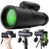 10x42 Monocular Telescope with Smartphone Holder Tripod,HD Waterproof High Power Portable Lightweight Monocular Scope with Clear for Bird Watching Hunting Hiking Travel Camping view 1