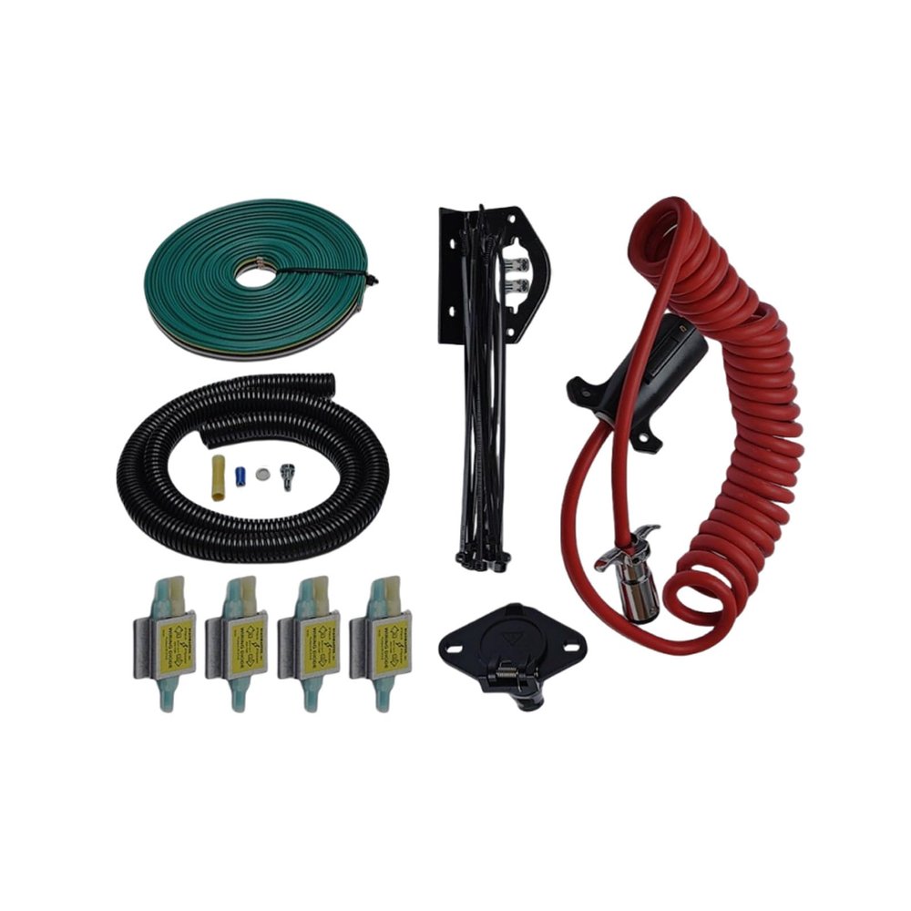 15267 Towed Vehicle Wiring Kit with 6- To7-Wire Fits for Ford for Jeep Replace Parts