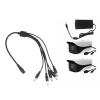 BAIMOQI DC5521 Power Cable Female to Male Connector 5.5x2.1mm Adapter Cord Wire for Security Cameras and Networking Devices view 3