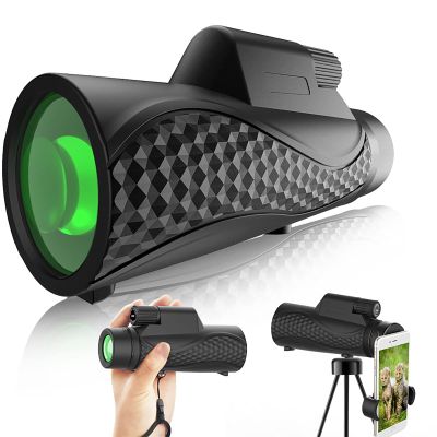 10x42 Nitrogen-Filled Waterproof Monocular Telescope for Adults,HD High Power Lightweight Monoculars with Clear,Fogproof Shockproof Monocular Scope for Bird Watching Hunting Camping