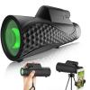 10x42 Nitrogen-Filled Waterproof Monocular Telescope for Adults,HD High Power Lightweight Monoculars with Clear,Fogproof Shockproof Monocular Scope for Bird Watching Hunting Camping view 1