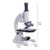 Microscope Monocular Compound Microscope Illumination Coarse and Fine Focus for Kids Students School view 2