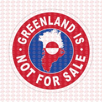 Make America Go Away Hands Off Greenland Not for Sale Freedom Prevails Stand with Denmark Politics Never 51 State Bumper Sticker Decal for Waterbottle Laptop Hardhat (1, 2x2 in)