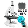 12000X/18000X/30000X Professional Biological Microscope, Monocular Optical Microscope Set for Students Adults, WF50X Eyepiece, 6X Extender, for Teaching Lab Hobbyist Applications,30000X (18000X) view 1