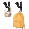 Pack of 2 Wall Mount Headphone Holder Lightweight Wall Hanger Wall Mounted with Screws Save Space Designs Storage Rack view 4