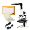 50X-1600X Magnification Zoom HD 1080P 2 Compound Microscope 8 Adjustable LED Light Video Camera Microscope with 8G TF Card view 1