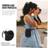 DIYEAH 3pcs Camera Lens Bag Lens Case Padded Protection Drawstring Camera Pouch for Outdoor Use view 4