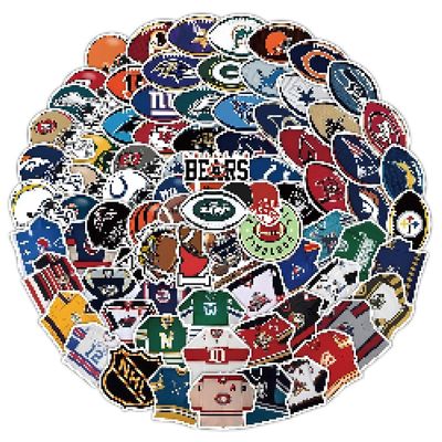 104cs Football Stickers Pack for Helmet Water Bottles Rugby Decal Decoration Sticker for BoysWaterproof Decals for LaptopComputerPhone CaseCarGuitarBumperSkateboardGifts for Adults Teens