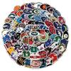 104cs Football Stickers Pack for Helmet Water Bottles Rugby Decal Decoration Sticker for BoysWaterproof Decals for LaptopComputerPhone CaseCarGuitarBumperSkateboardGifts for Adults Teens view 1