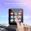 64GB MP3 Player for Kids, 2.4" Portable Music Player with Speaker, FM Radio, Voice Recorder, E-Book, Full Touch Screen, Supports up to 256GB, Earphones Included (No WiFi) view 3