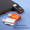 Fast Speed USB C to USB3.0 Adapter 10Gbps Data Transfer USB C Male to USB A Female OTGs Converters for Laptops Tablets view 2