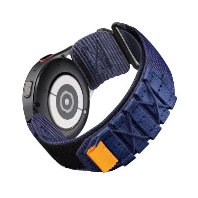 20mm Nylon Strap for Samsung Galaxy Watch 7 6 5 4 40/44mm 5Pro 6Classic for Huawei Watch GT5 4Pro 22mm Band(Blue,20MM_L-210MM)