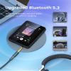 64GB MP3 Player with Bluetooth 5.3, Portable Music Player 2.4" Full Touchscreen with Speaker, FM Radio, Voice Recorder, E-Book (Earphones Included) view 2