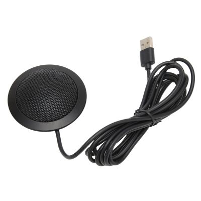 Microphone for Pc, Conference Microphone 360 Degrees Omnidirectional Pickup Computer for Desktop External for Laptop Noise Reduction Omnidirectional