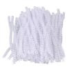 100 Pack Plastic Spiral Binding Coils, Plastic Spiral Coil Binding, 75 Sheet Capacity, 4:1 Pitch, Black, 48Loops, for Letter Size, for Students, Coworkers, Office and Educational (White) view 1