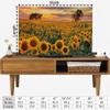 Jgksbqv Customized TV Dust Cover for Desktop & Hanging LCD LED Design Your Own Add Photo Text Logo Decoration Living Room, 60", Yellow view 2