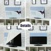 Jgksbqv Customized TV Dust Cover for Desktop & Hanging LCD LED Design Your Own Add Photo Text Logo Decoration Living Room, 60", Yellow view 3