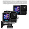 BO&DQQ 196FT/60M Waterproof Case Compatible with Go Pro Hero 13/12/11/10/9 Black,Protective Underwater Snorkeling Diving Housing with Cameras Handle Mount Accessories Kit view 2