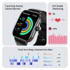 AIWR Peps 1S Smartwatch, Fitness Tracker with Heart Rate, SPO & Sleep Monitor, 1.96 AMOLED Touchscreen, Bluetooth Calls, 5ATM Swimming,Built-in GPS (Black) view 4