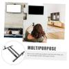 Angoily Heavy Duty Metal Speaker Mounting Bracket Easy Install Tv Stand Speaker Bracket view 2