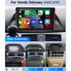 4+64G Android 14 Car Stereo Radio for Honda Odyssey 2005-2010, 10inch Touch Screen Stereo with Wireless Carplay Android Auto 8 Core FM/RDS Radio Receiver WiFi GPS Buetooth DSP 32EQ Backup Camera&Mic view 3