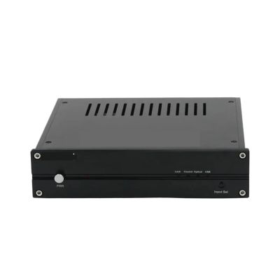 L6AS0F7 L1543DAC HiFi 16X TDA1543 Home Audio DAC Decoder Digital Coaxial/Fiber Optic USB Input(Bundle 4,Silver)